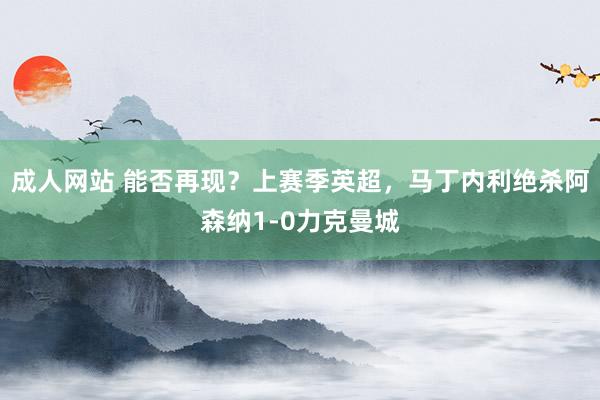 成人网站 能否再现？上赛季英超，马丁内利绝杀阿森纳1-0力克曼城