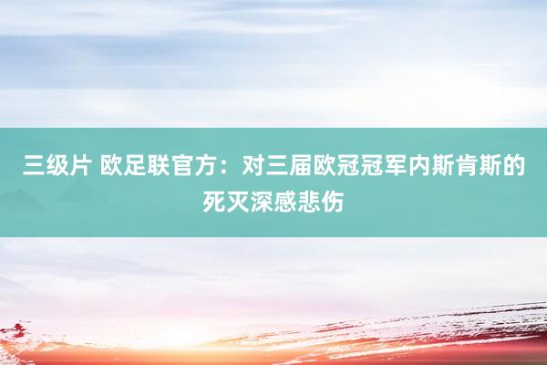 三级片 欧足联官方：对三届欧冠冠军内斯肯斯的死灭深感悲伤