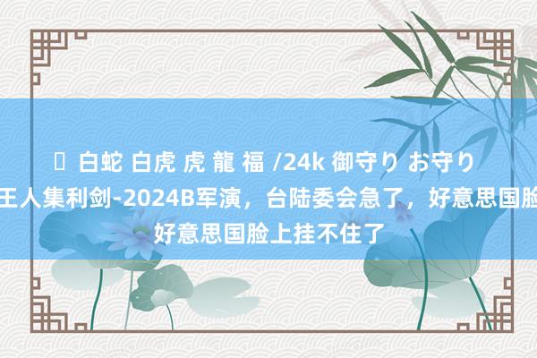 ✨白蛇 白虎 虎 龍 福 /24k 御守り お守り 目田军伸开王人集利剑-2024B军演，台陆委会急了，好意思国脸上挂不住了