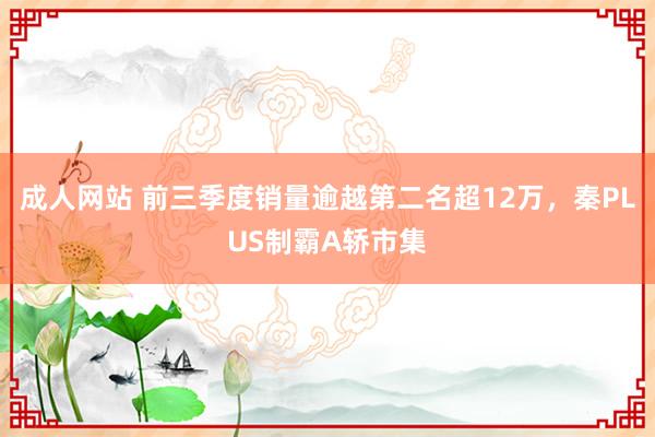 成人网站 前三季度销量逾越第二名超12万，秦PLUS制霸A轿市集