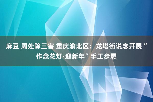 麻豆 周处除三害 重庆渝北区：龙塔街说念开展“作念花灯·迎新年”手工步履